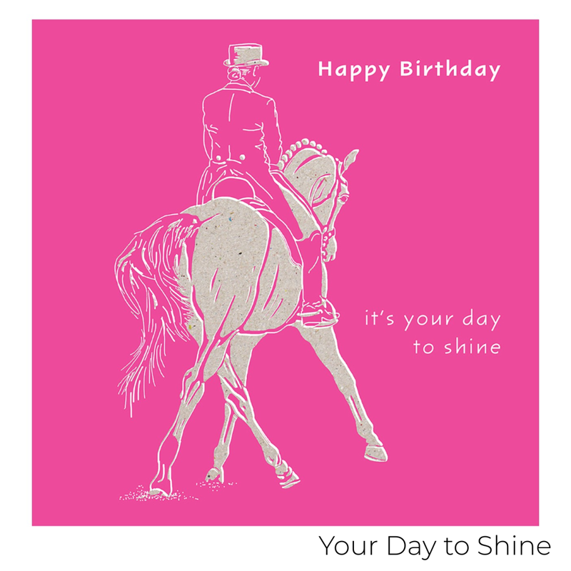 Deckled Edge Colour Block Pony Card-2
