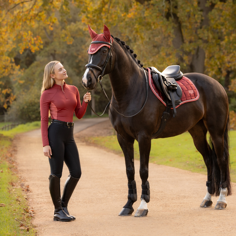 LeMieux Loire Classic Close Contact Square - Russet-1