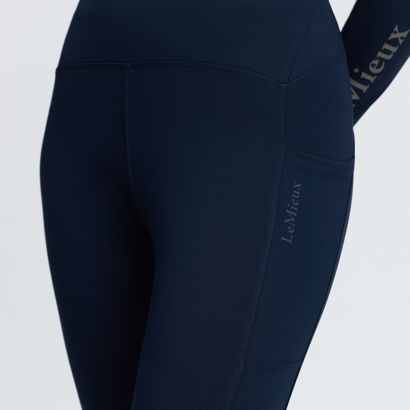LeMieux Natalie Brushed Pull On Riding Tight - Navy-5