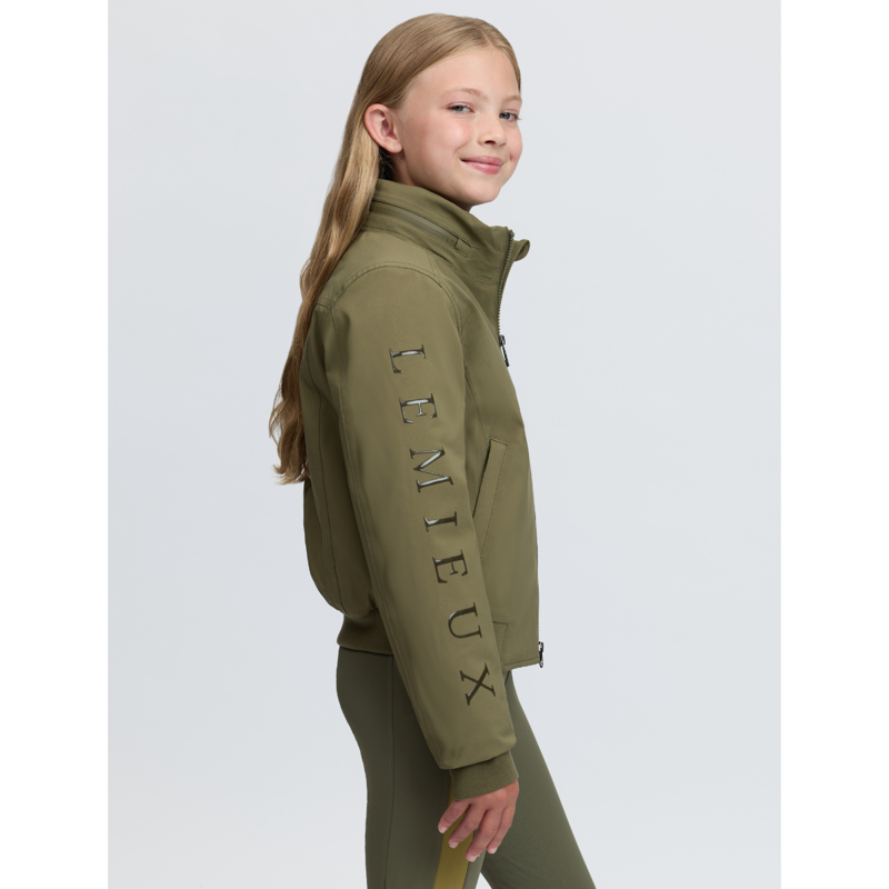 LeMieux Young Rider Clarissa Crew Jacket - Willow Green-1