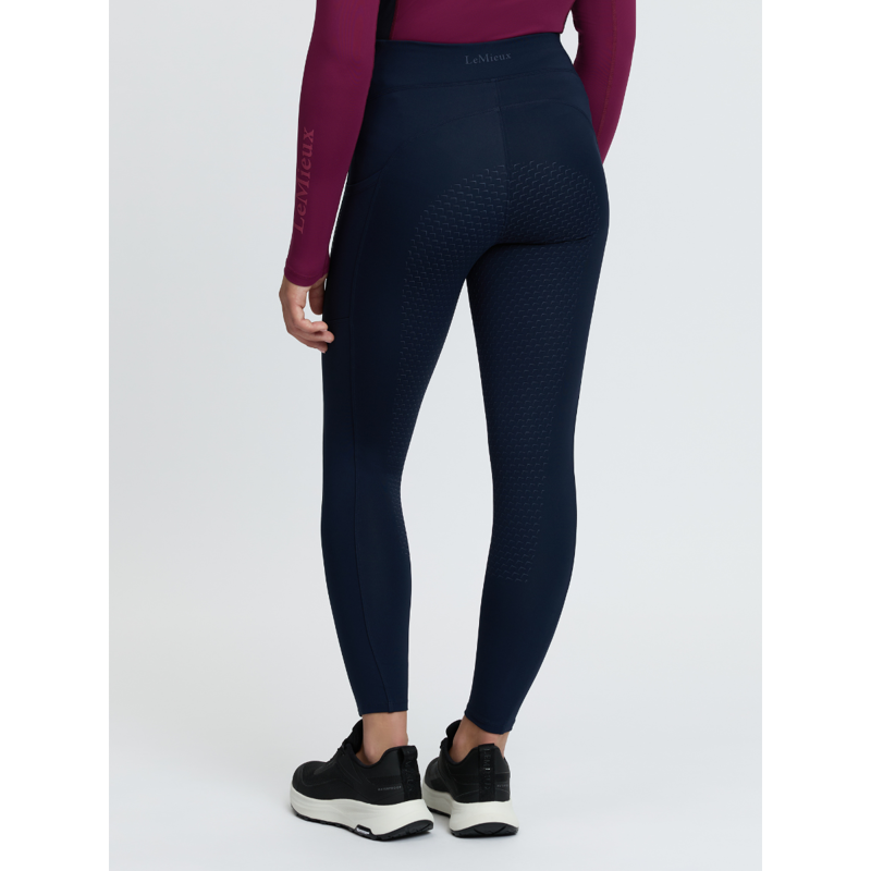 LeMieux Young Rider Nell Brushed Pull Ons - Navy-1