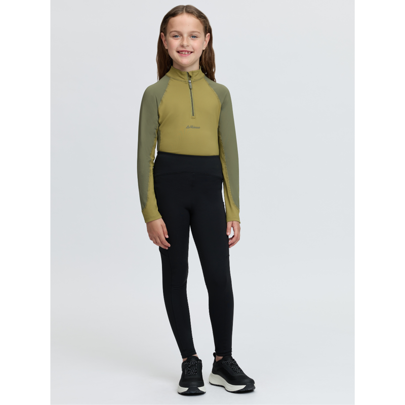 LeMieux Mini Nora Brushed Pull Ons - Black-5