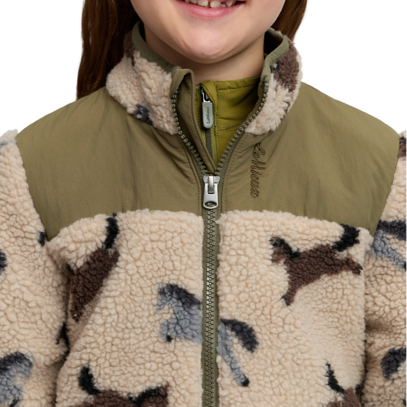 LeMieux Mini Theo Pony Fleece - Willow Green-5