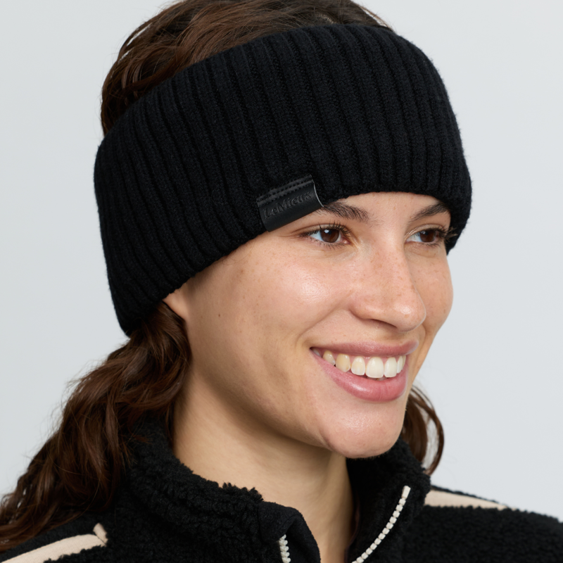 LeMieux Clara Rib Headband - Black-1