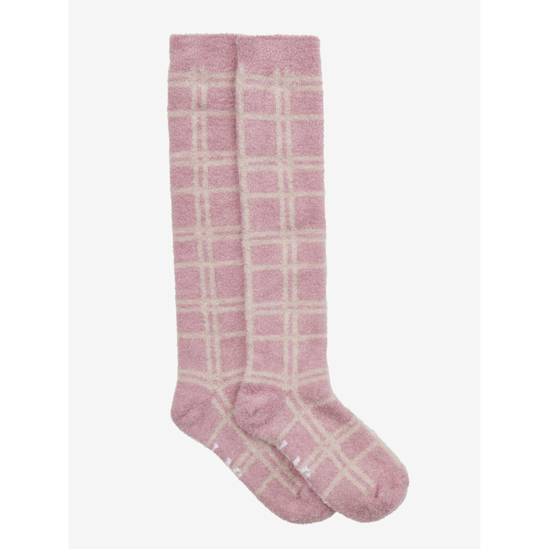 LeMieux Heritage Check Fluffies - Wild Rose-1