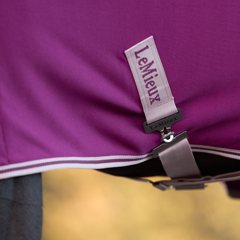 LeMieux Arika Jersey-Tek Fleece Rug - Blackberry-1