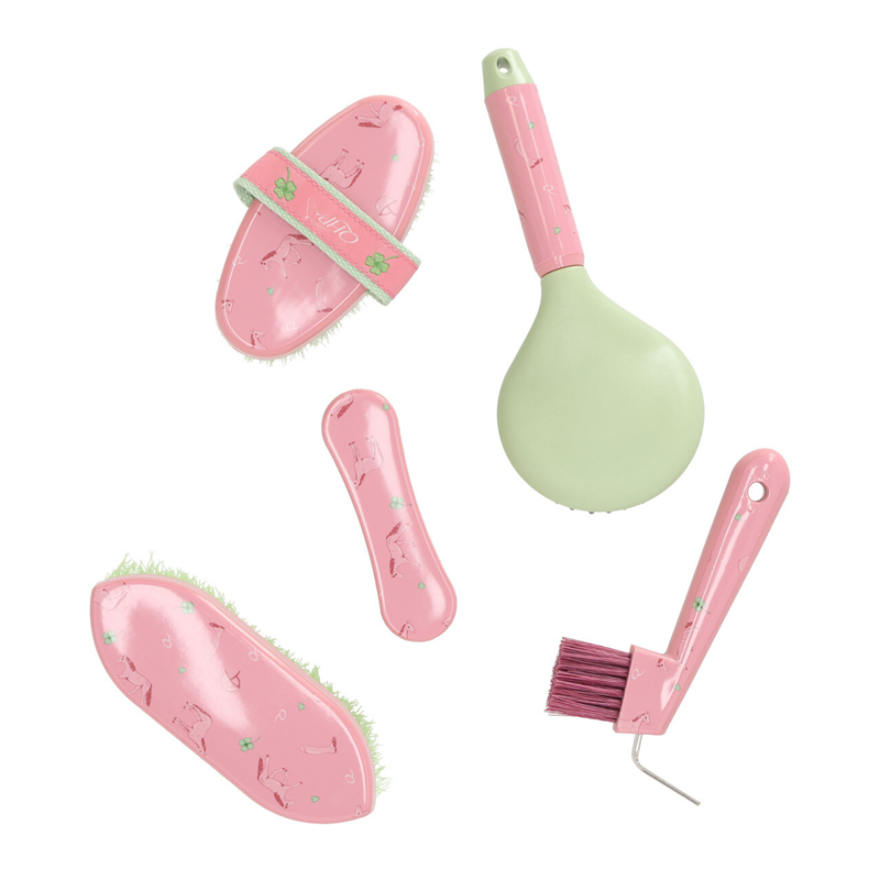 QHP Lucky Start Grooming Set - Soft Pink-1