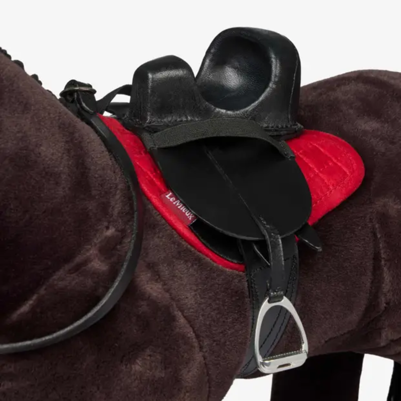 LeMieux Toy Rider Steady Saddle - Black-1