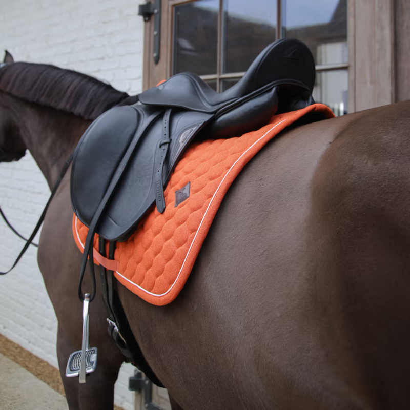 Kentucky Melange Dressage Saddlepad Full - Orange-1