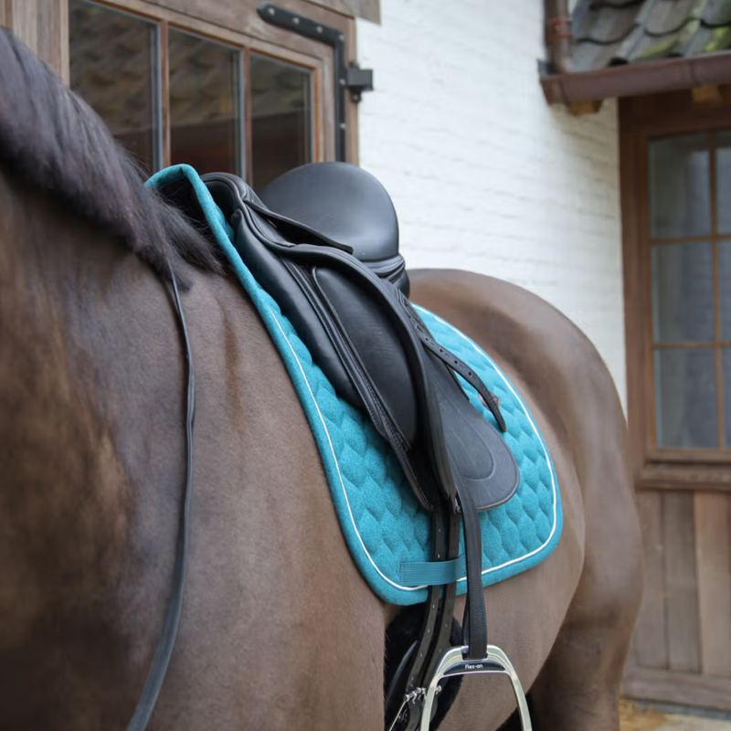 Kentucky Melange Dressage Saddlepad Full - Dark Green-1