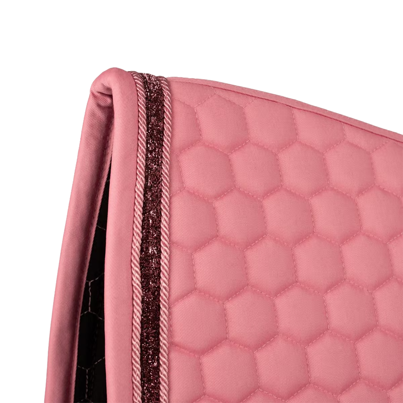Kentucky Glitter Band Dressage Saddlepad - Old Rose-1