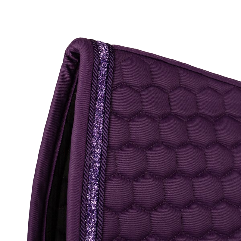 Kentucky Glitter Band Dressage Saddlepad - Purple-1
