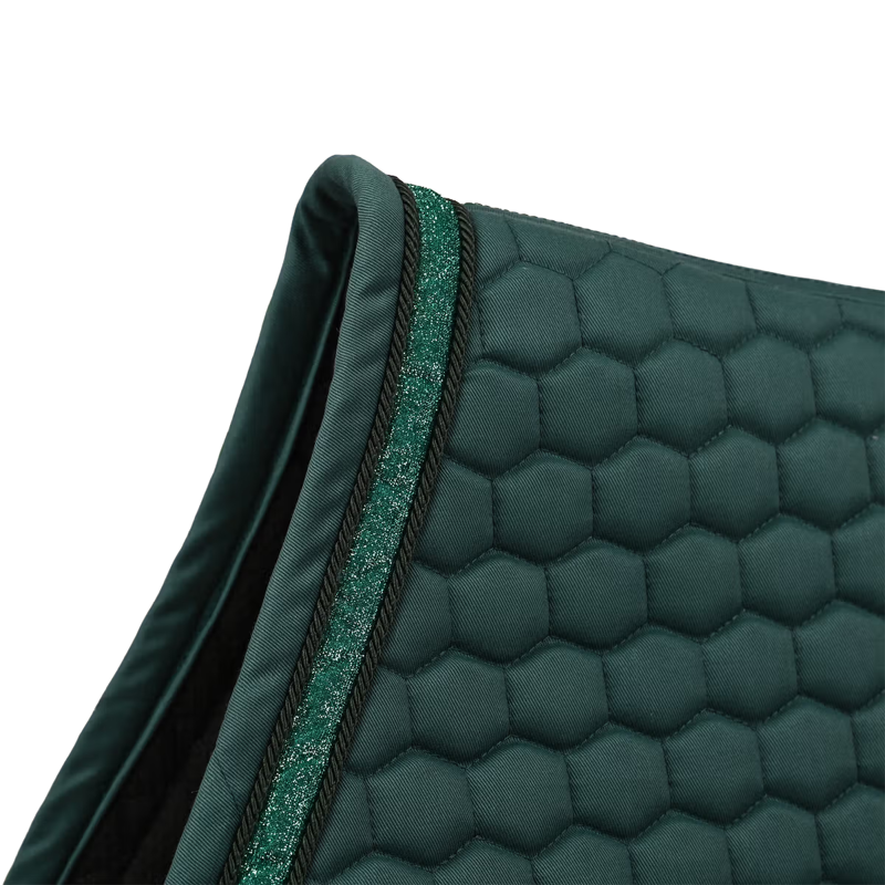 Kentucky Glitter Band Jumping Saddlepad - Emerald-1