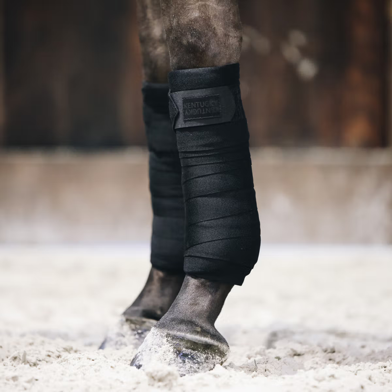 Kentucky Repellent Work Bandages Set of 2 - Black-1