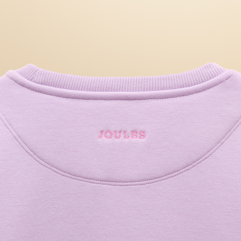 Joules Girl's Mackenzie Sweatshirt - Lilac Dogs-3