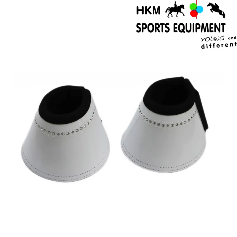 HKM Crystal Overreach Boots - White