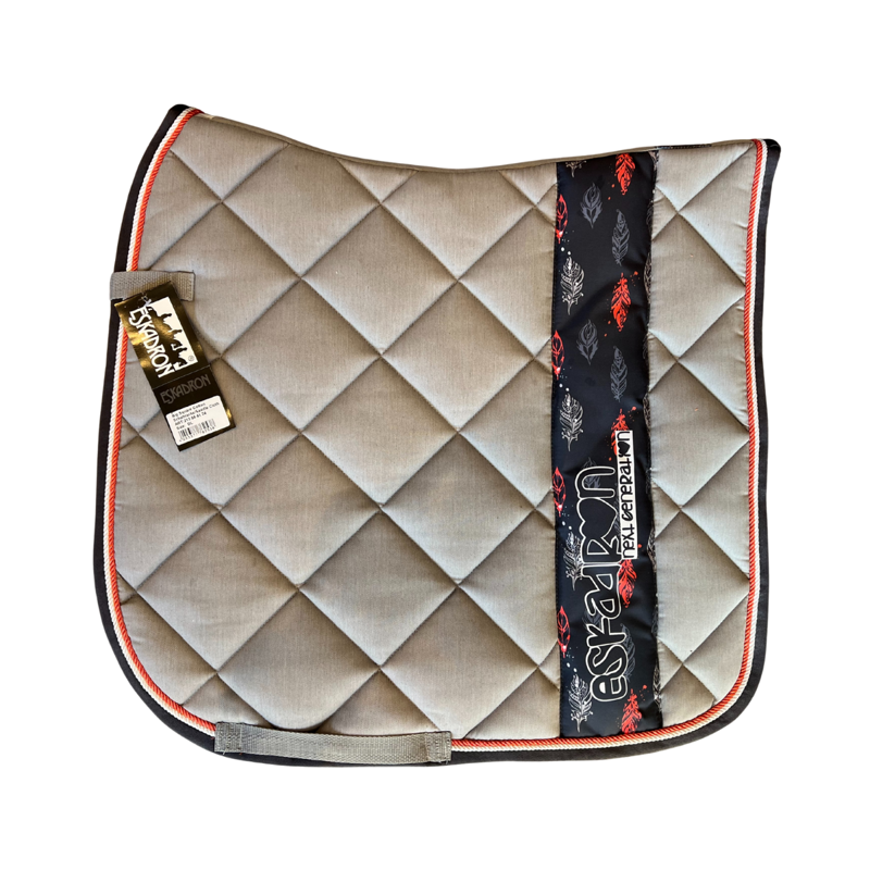 Eskadron Big Square Cotton Saddlecloth - Light Grey