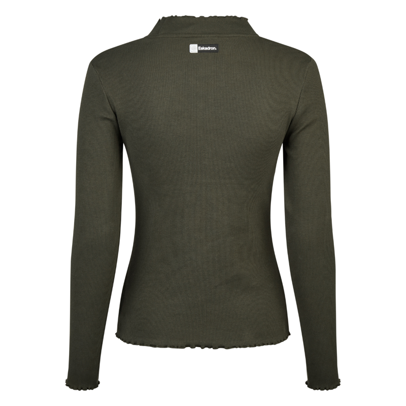 Eskadron Turtleneck Rib Shirt Dynamic AW25 - Deep Green-1