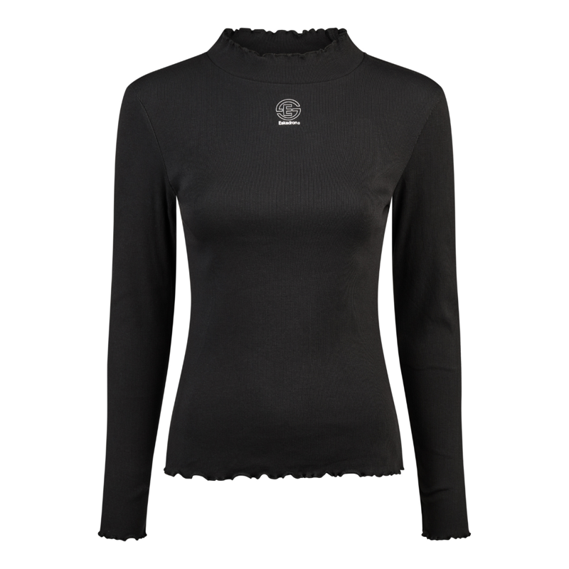 Eskadron Turtleneck Rib Shirt Dynamic AW25 - Black