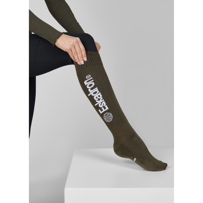 Eskadron Knee Socks Dynamic AW25 - Deep Green-1