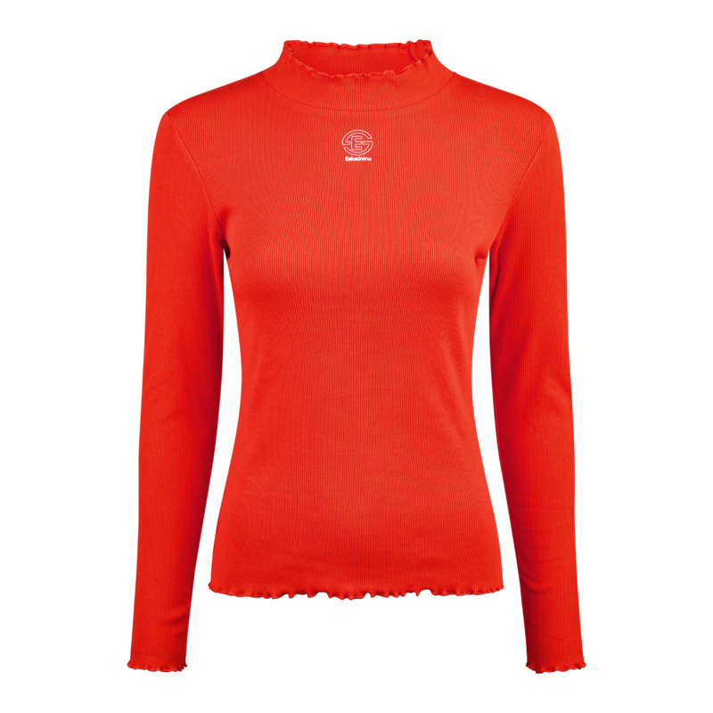 Eskadron Turtleneck Rib Shirt Dynamic AW25 - Poppy Red