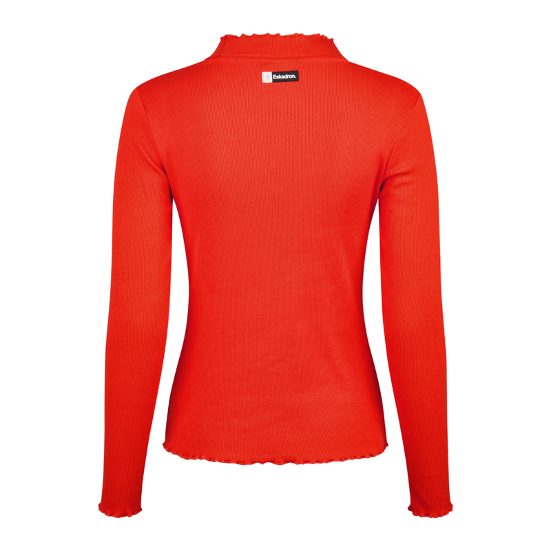 Eskadron Turtleneck Rib Shirt Dynamic AW25 - Poppy Red-1