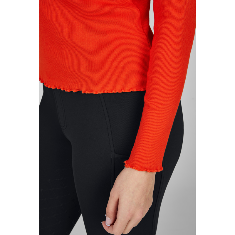 Eskadron Turtleneck Rib Shirt Dynamic AW25 - Poppy Red-3