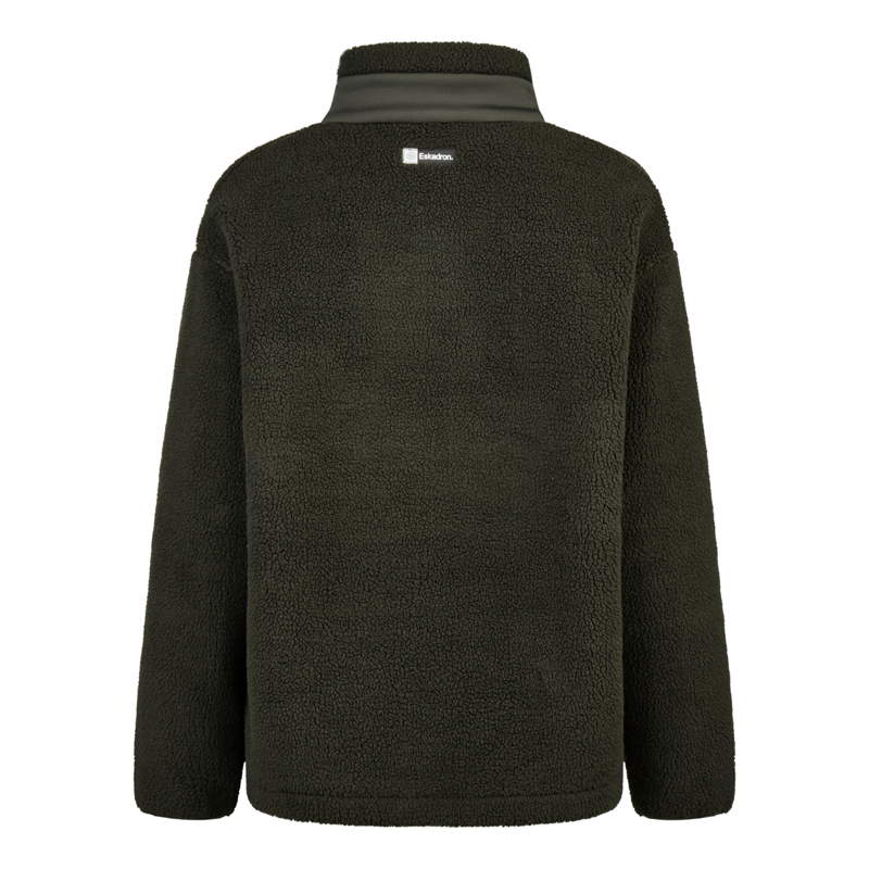 Eskadron Half-Zip Teddy Sweater Dynamic AW25 - Deep Green-1