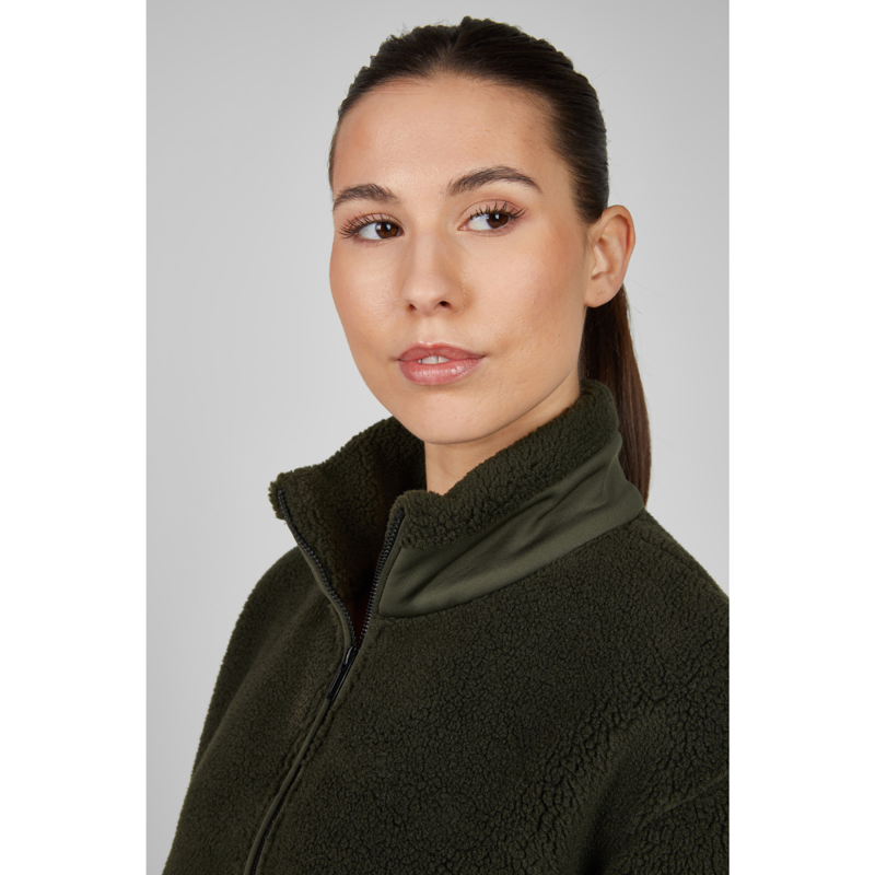Eskadron Half-Zip Teddy Sweater Dynamic AW25 - Deep Green-3