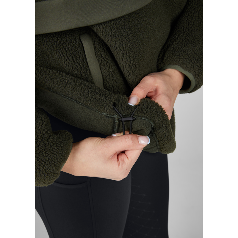 Eskadron Half-Zip Teddy Sweater Dynamic AW25 - Deep Green-4