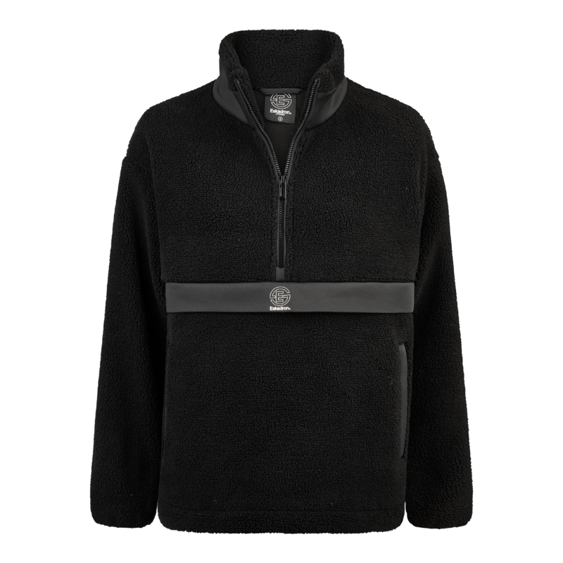 Eskadron Half-Zip Teddy Sweater Dynamic AW25 - Black
