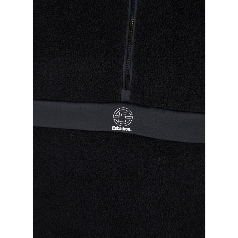Eskadron Half-Zip Teddy Sweater Dynamic AW25 - Black-2