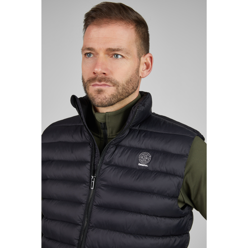 Eskadron Men's Quilt Waistcoat Dynamic AW25 - Black-2