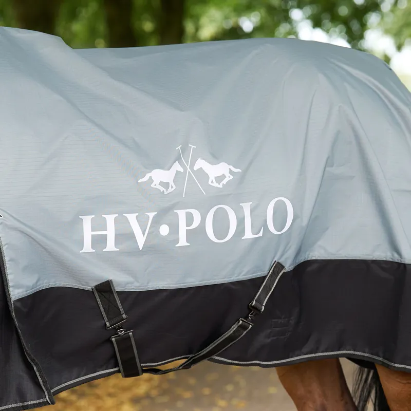 HV Polo Essential 0g Turnout Rug - Greenery-2