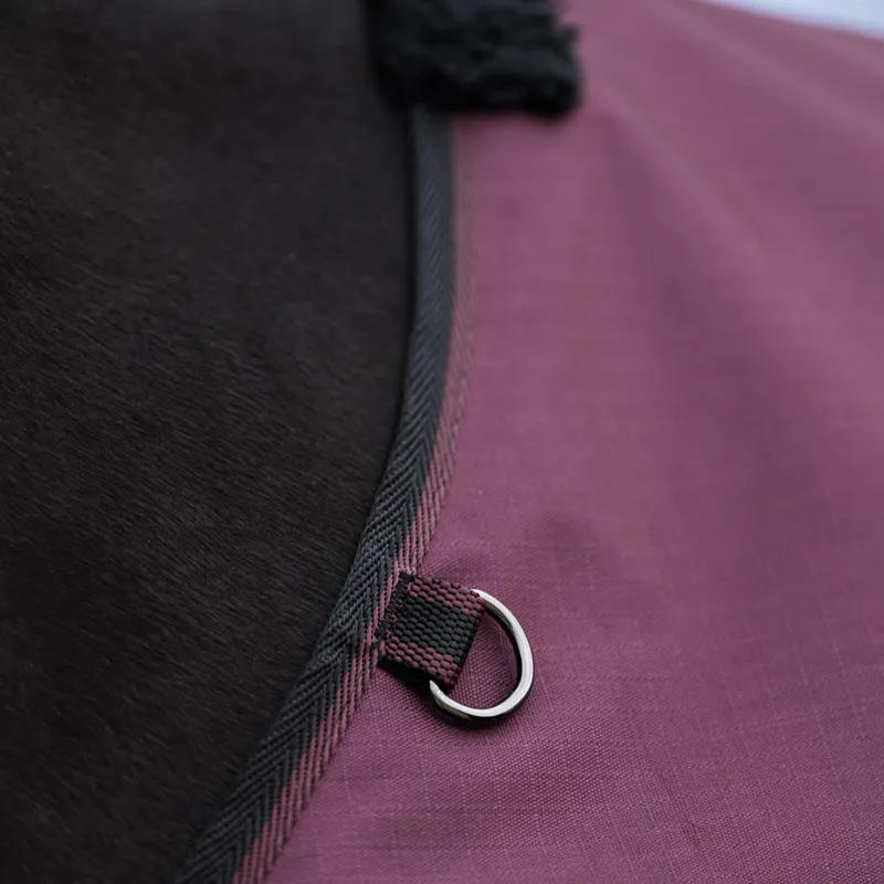 HV Polo Essential 200g Turnout Rug - Wine-3