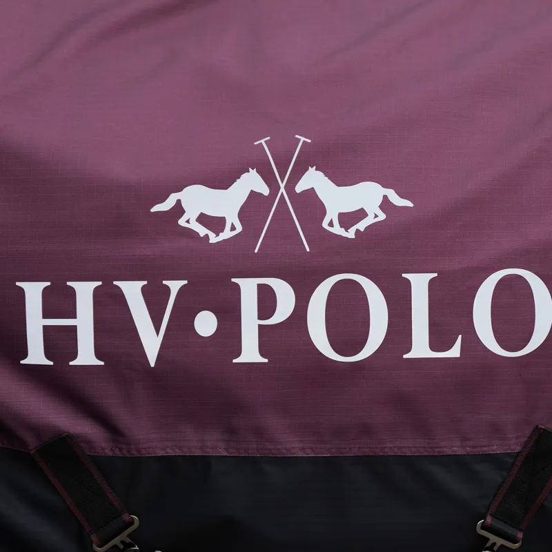 HV Polo Essential 200g Turnout Rug - Wine-4