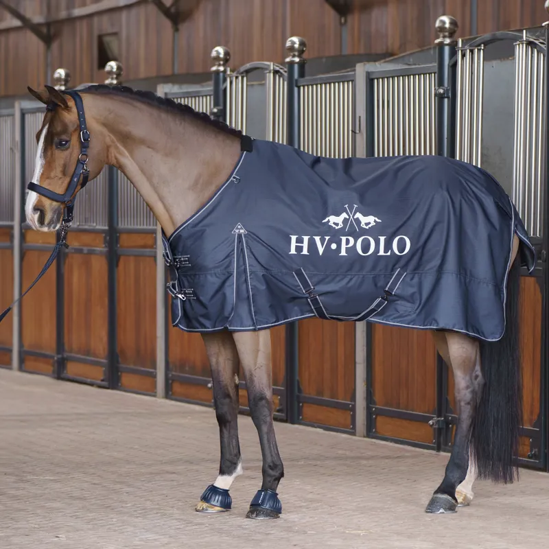 HV Polo Essential 200g Turnout Rug - Navy