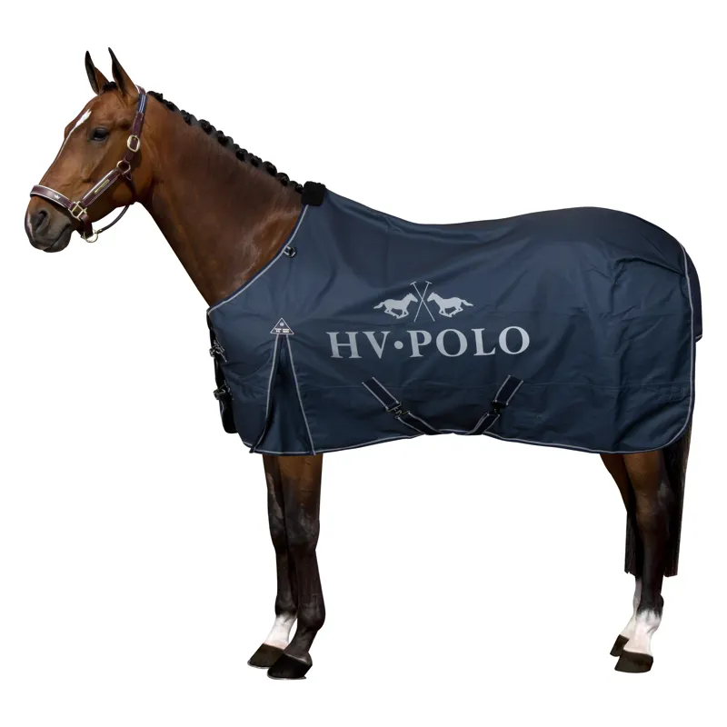 HV Polo Essential 200g Turnout Rug - Navy-3