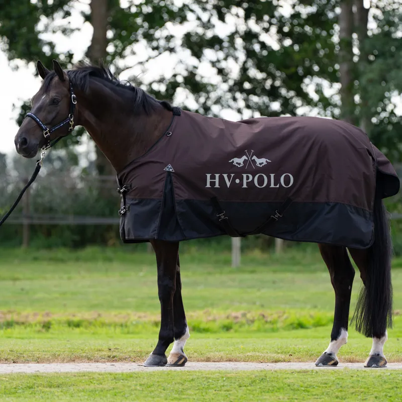 HV Polo Essential 200g Turnout Rug - Wood