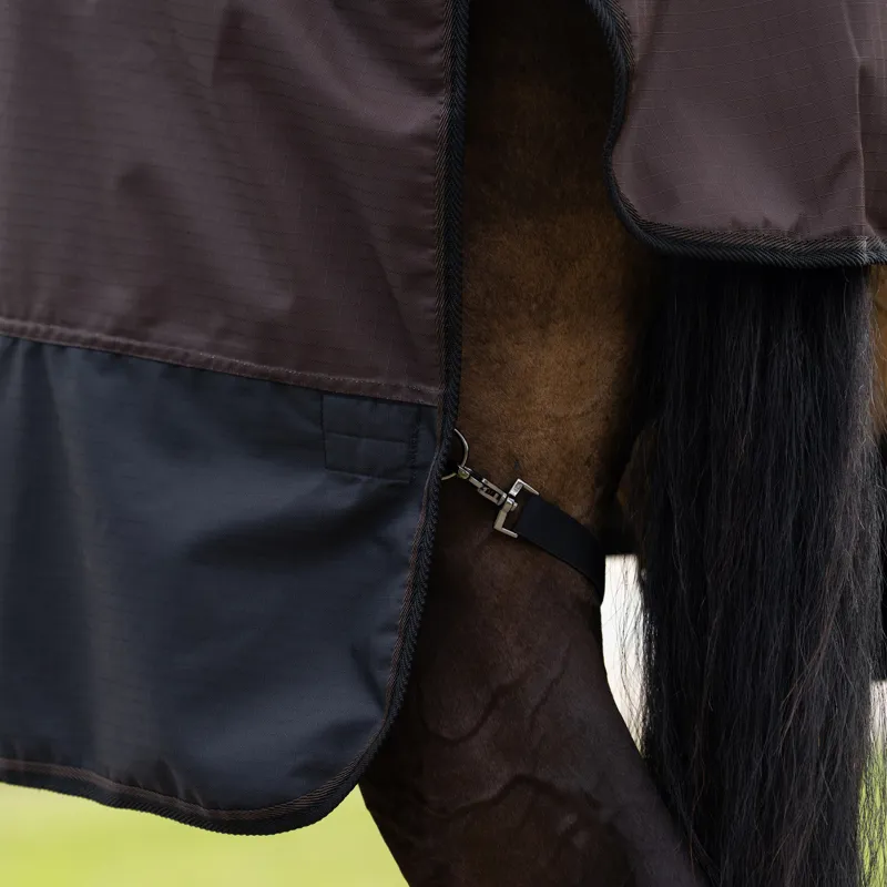 HV Polo Essential 200g Turnout Rug - Wood-5