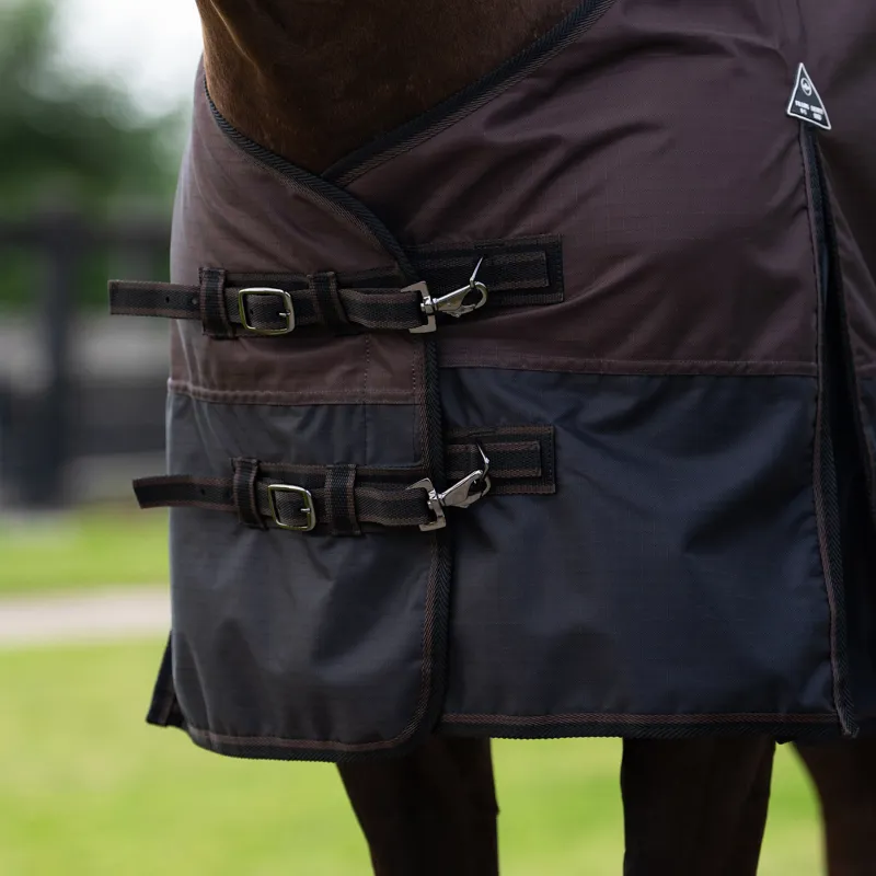 HV Polo Essential 200g Turnout Rug - Wood-2