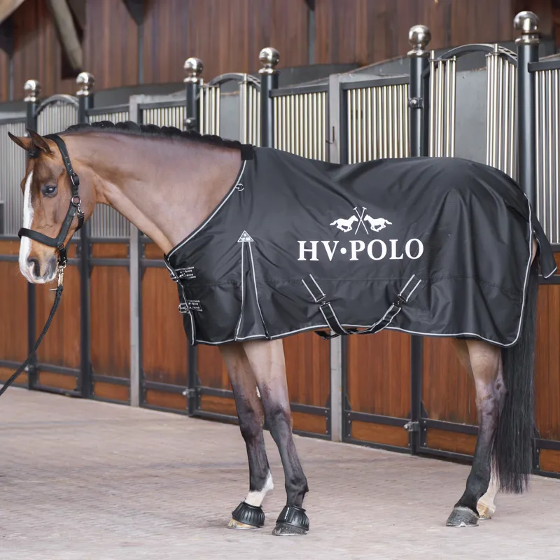 HV Polo Essential 200g Turnout Rug - Black