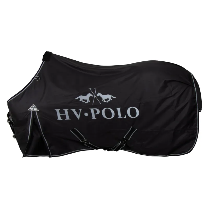 HV Polo Essential 200g Turnout Rug - Black-2
