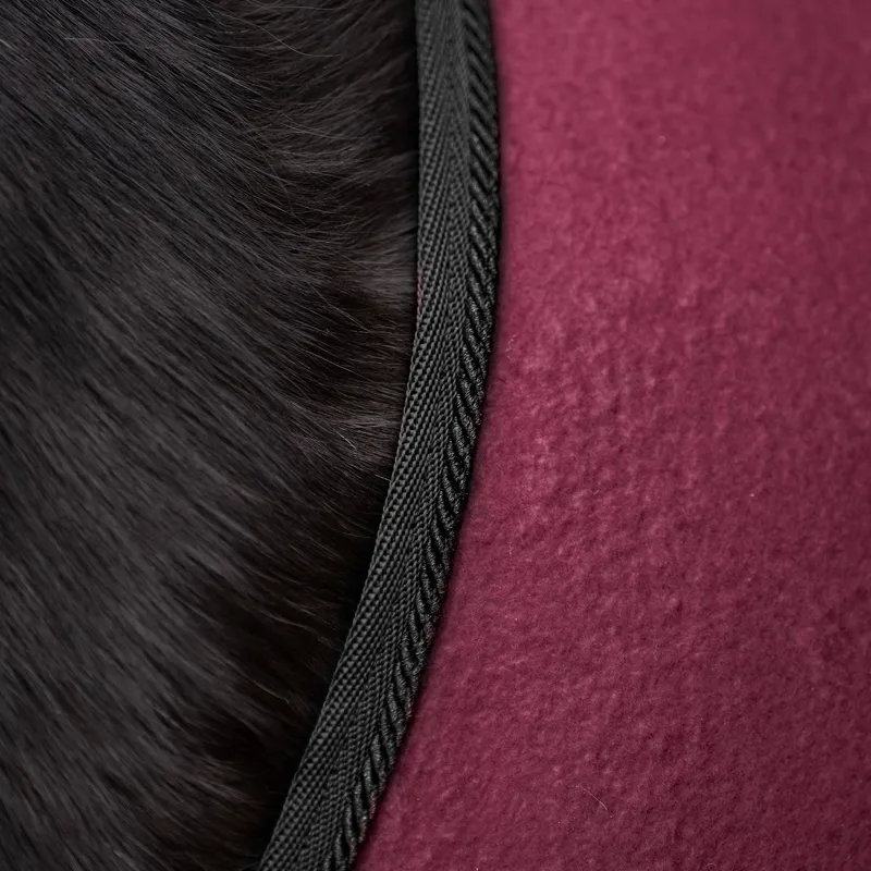 HV Polo Sacha Fleece Rug - Wine-2