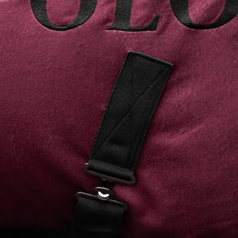 HV Polo Sacha Fleece Rug - Wine-3