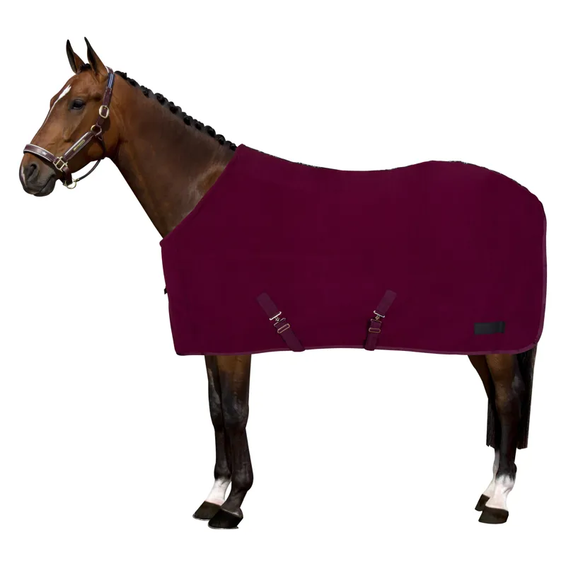HV Polo Hela Fleece Rug - Wine-1
