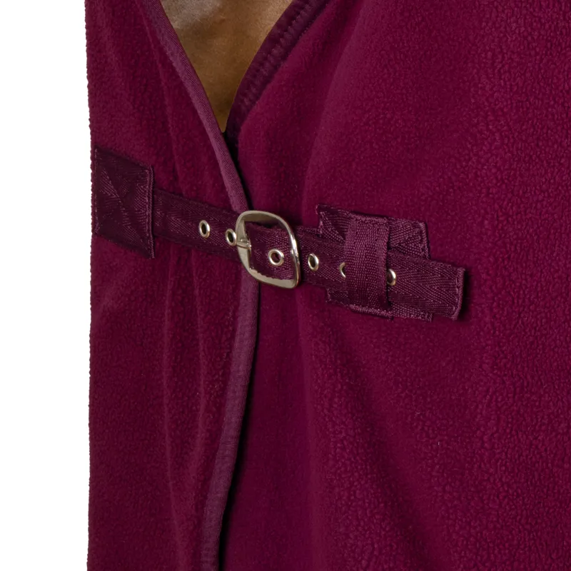 HV Polo Hela Fleece Rug - Wine-2
