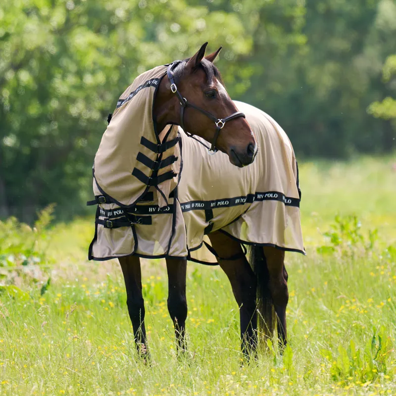 HV Polo Nena Fly Rug - Straw-1