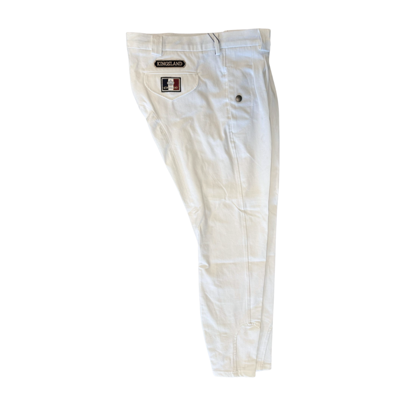 Kingsland Lance Mens Breeches - White