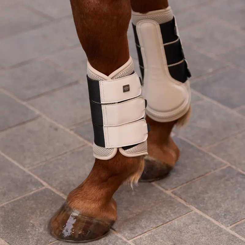 Imperial Riding Cloud Dancer Brushing Boots - Taupe-1